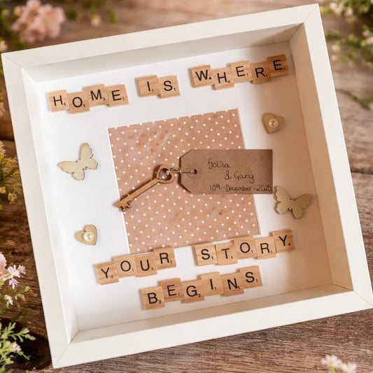 New Home Frame-Home Is Where Your Story Begins