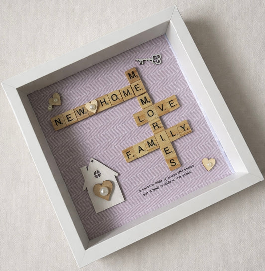 New Home Frame-Names With Quote
