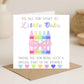 Playschool/Preschool Card