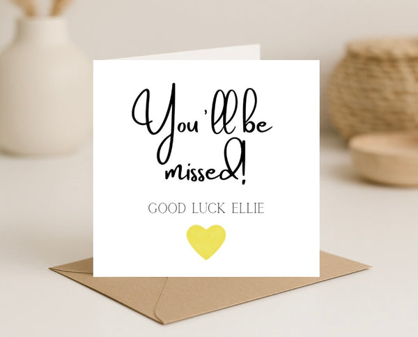 Good Luck Card
