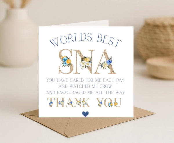 Worlds Best SNA Card