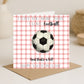 I love you more than Football Valentines Day Card