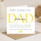 Fathers Day Card for Dad