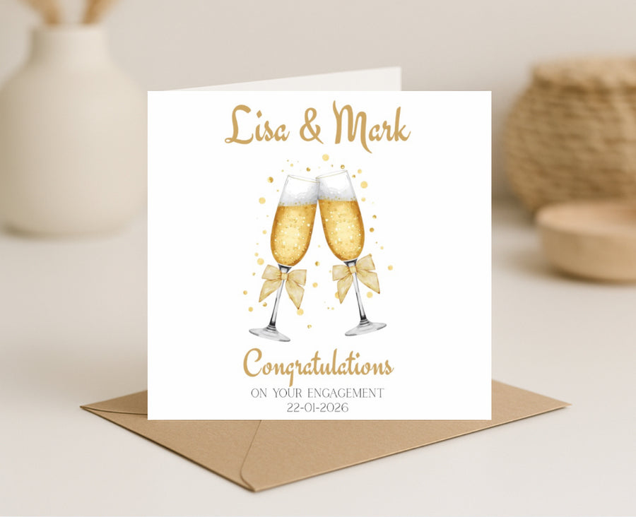 Personalised Engagement Card
