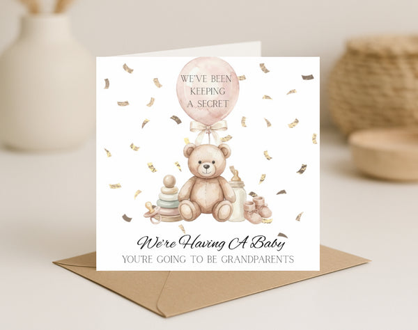 Personalised Baby Announcement Card