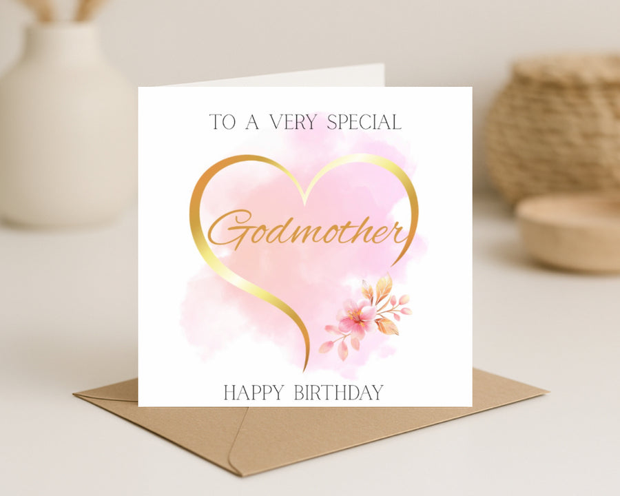 Godmother Birthday Card