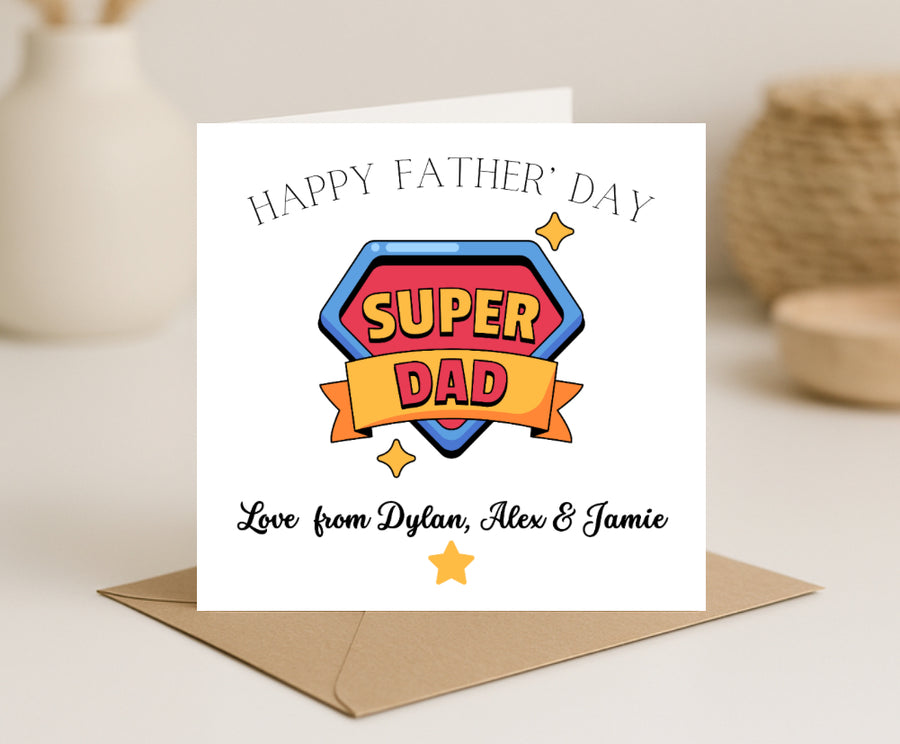Super Dad Fathers Day Card