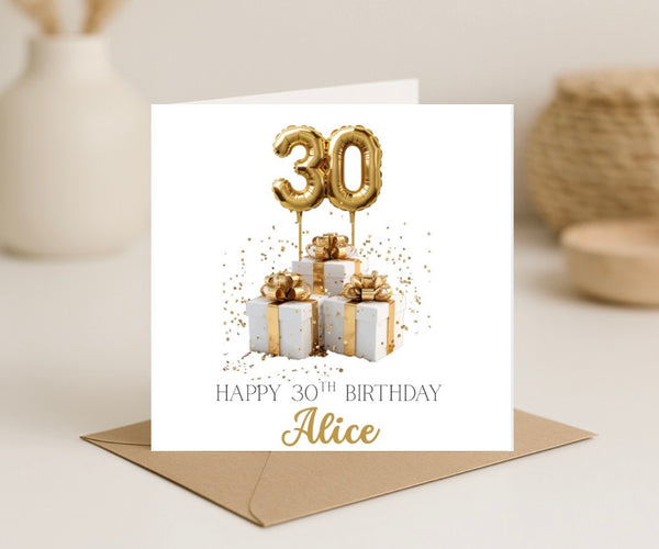 Personalised Birthday Card