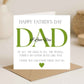 Fathers Day Card for Dad