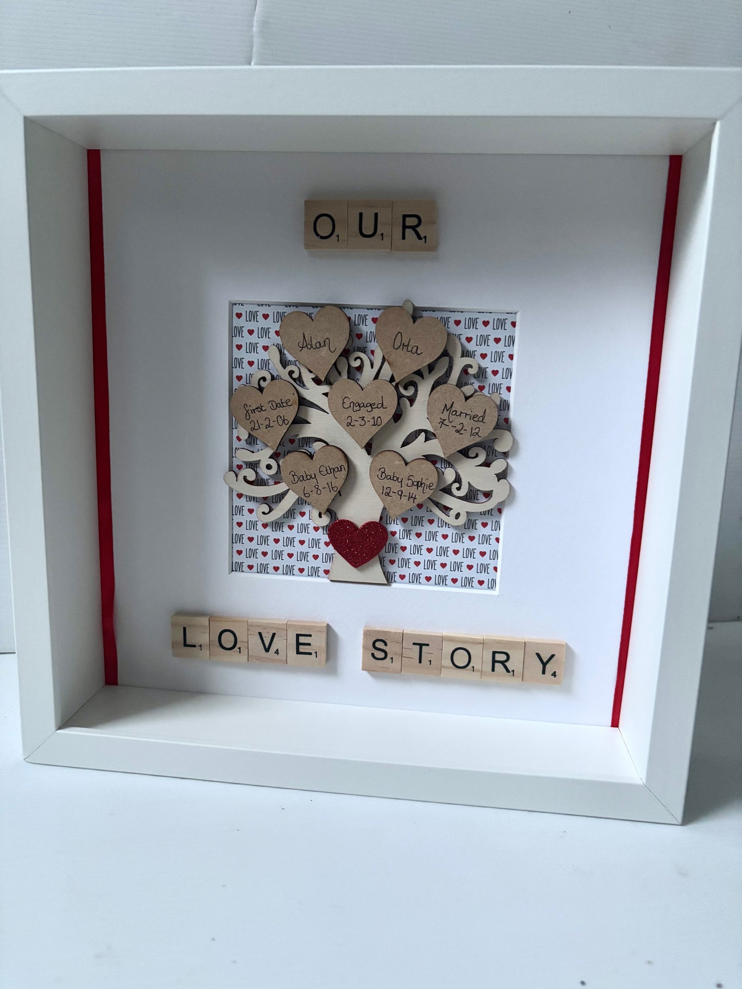 Our Love Story Frame