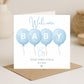 Welcome Baby Boy Card