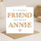 Personalised Happy Birthday Friend Card