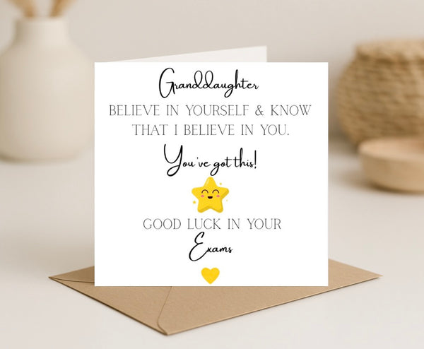 Good Luck in Your Exams Card