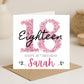 Personalised Age And Name Birthday Card