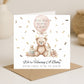 Personalised Baby Announcement Card