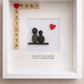 Couple Pebble Frame