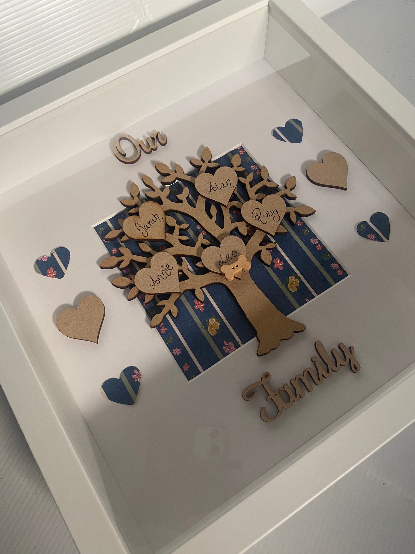 Our Family Tree Frame-With lettering