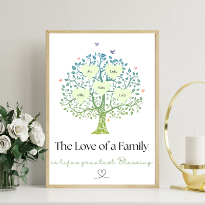Family Tree Framed Print