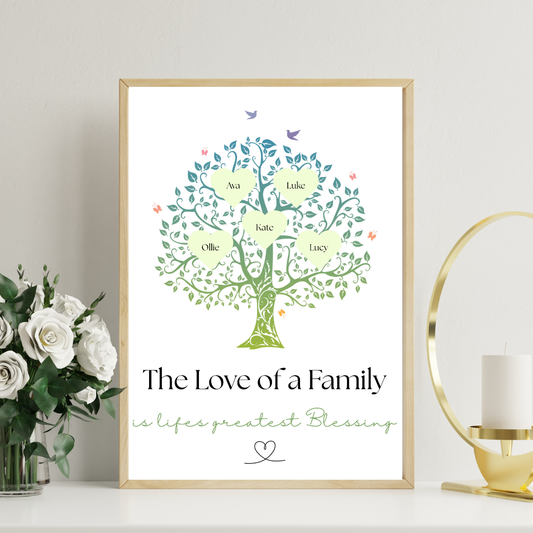 Family Tree Framed Print