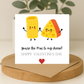 Mac & Cheese Valentines Day Card