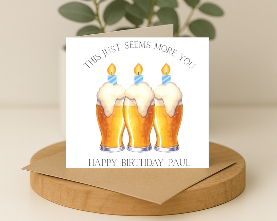 Birthday Pints Card