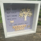 The perfect blend family tree frame. A unique gift ideal for a blended family, step children etc. personalised and handmade in Ireland 