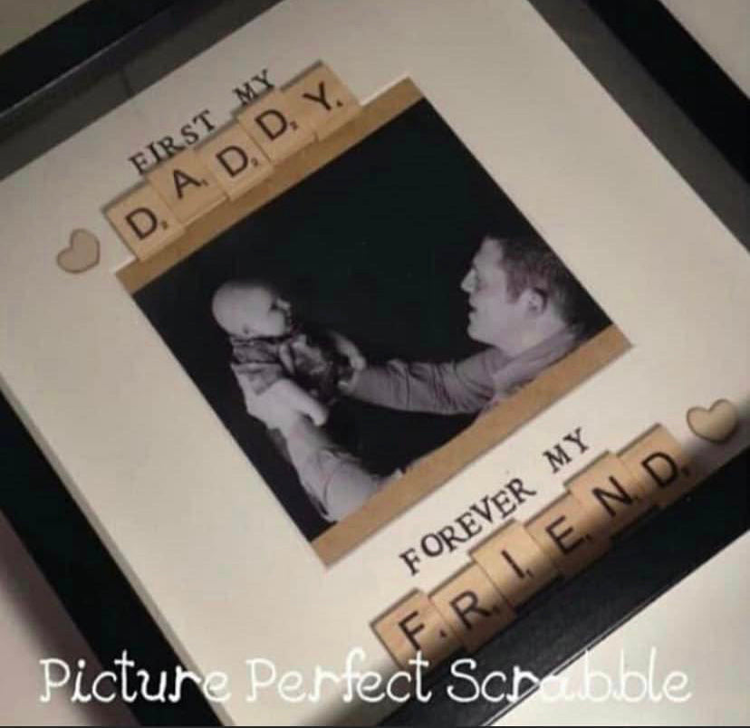 Daddy frame-First My Daddy, Forever My Friend