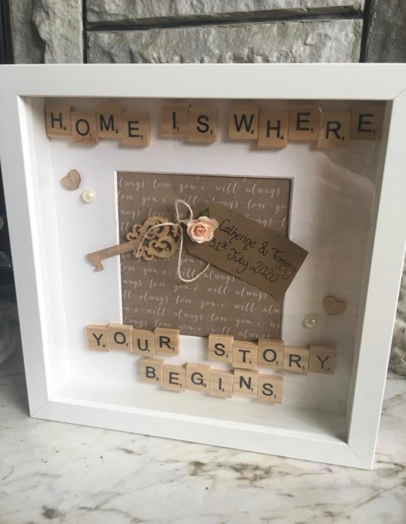 New Home Frame-Home Is Where Your Story Begins