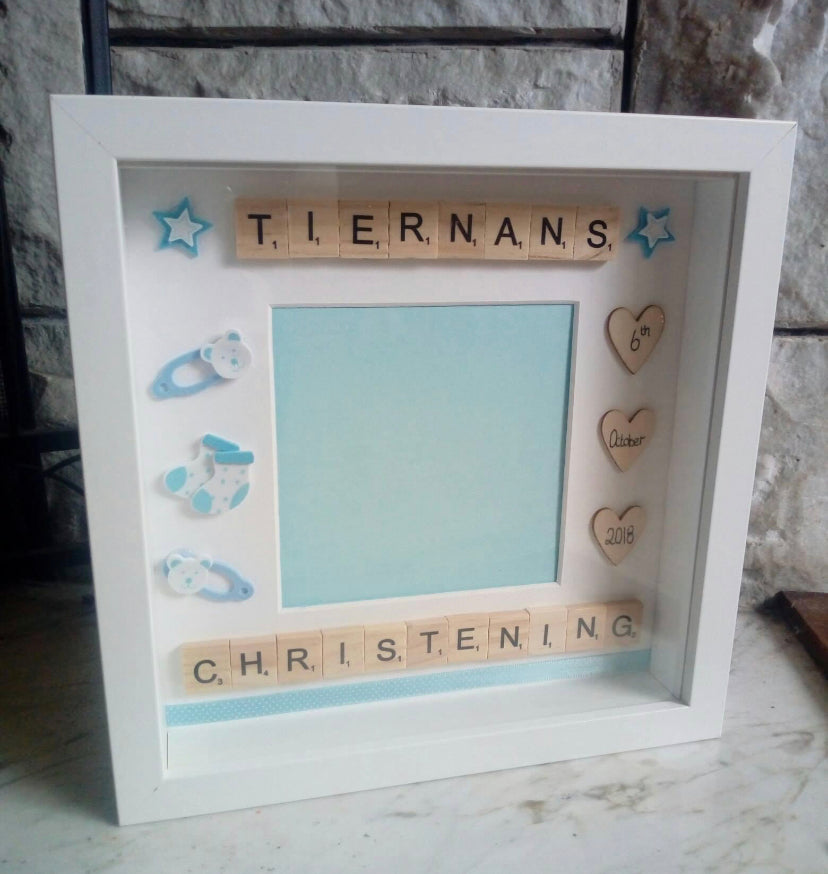 Christening Frame-With Photograph