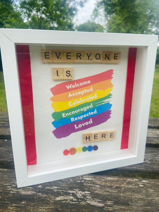 Everyone Is Welcome Here Frame