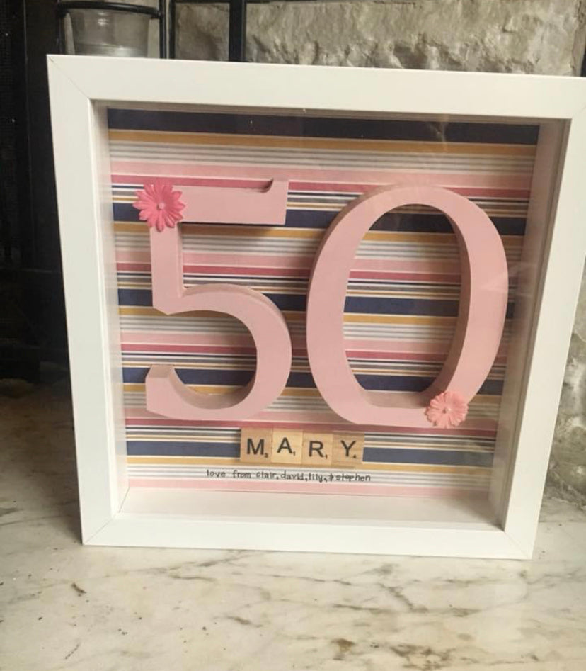 Birthday Frame-Large Numbers