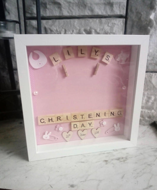 Christening Frame-With Photograph