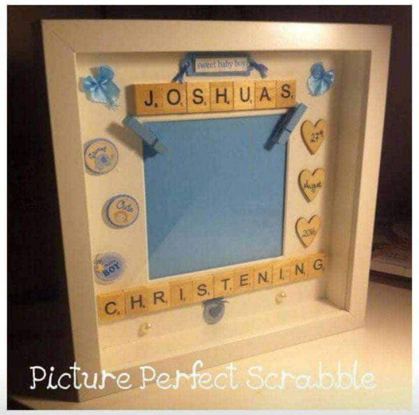 Christening Frame-With Photograph