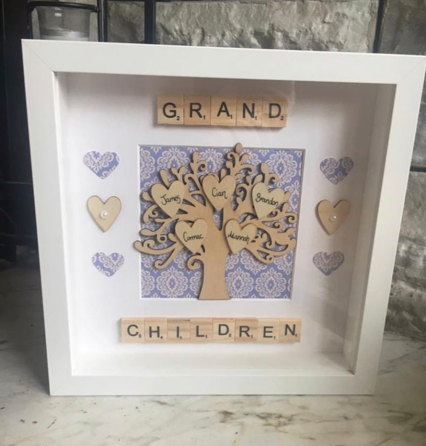 Grandchildren Family Tree Frame