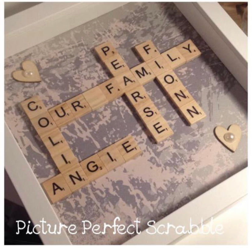 Family Scrabble Frame