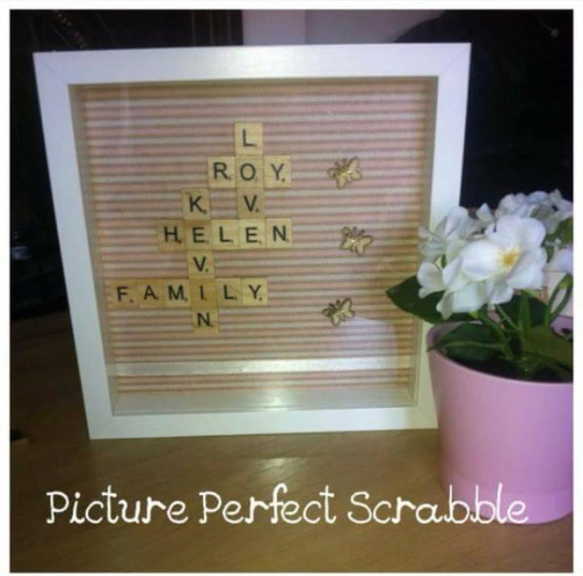 Family Scrabble Frame