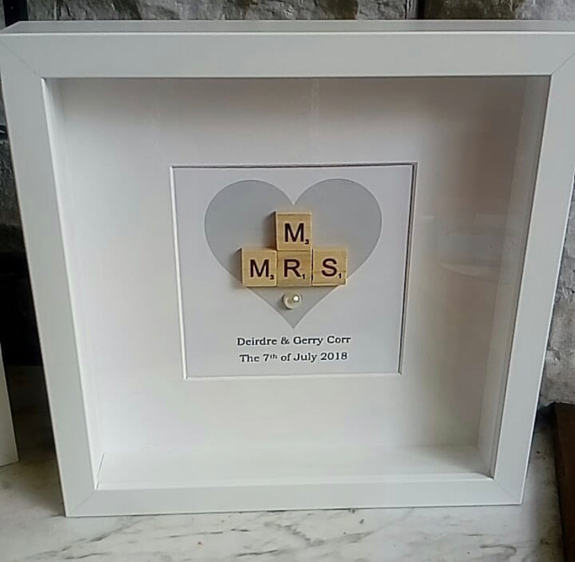 Mr&Mrs Wedding frame