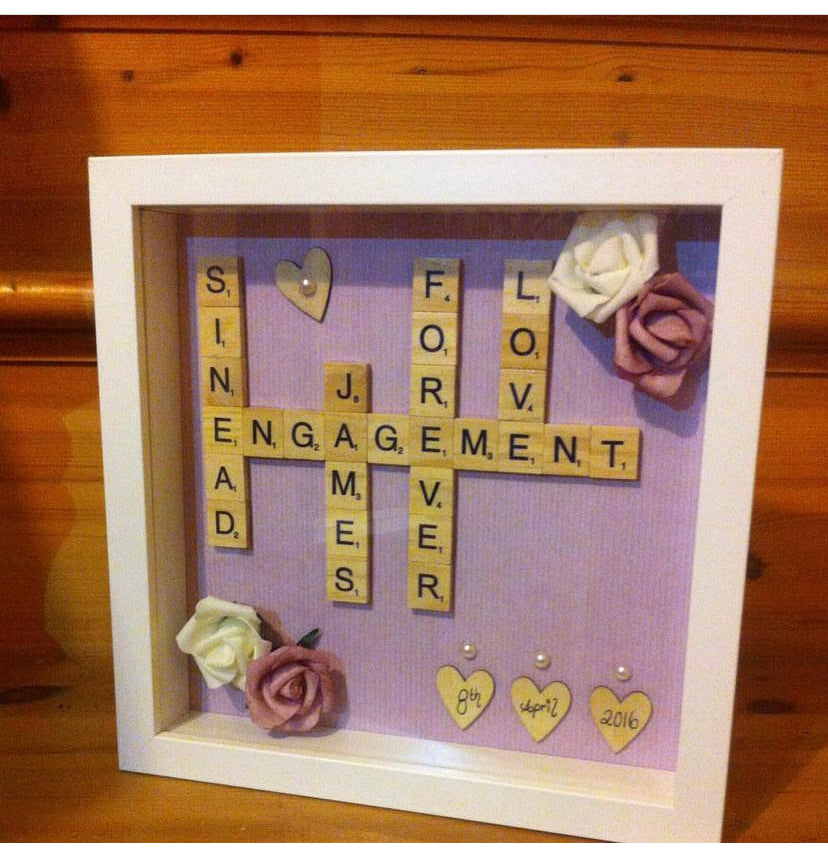 Engagement Scrabble Frame