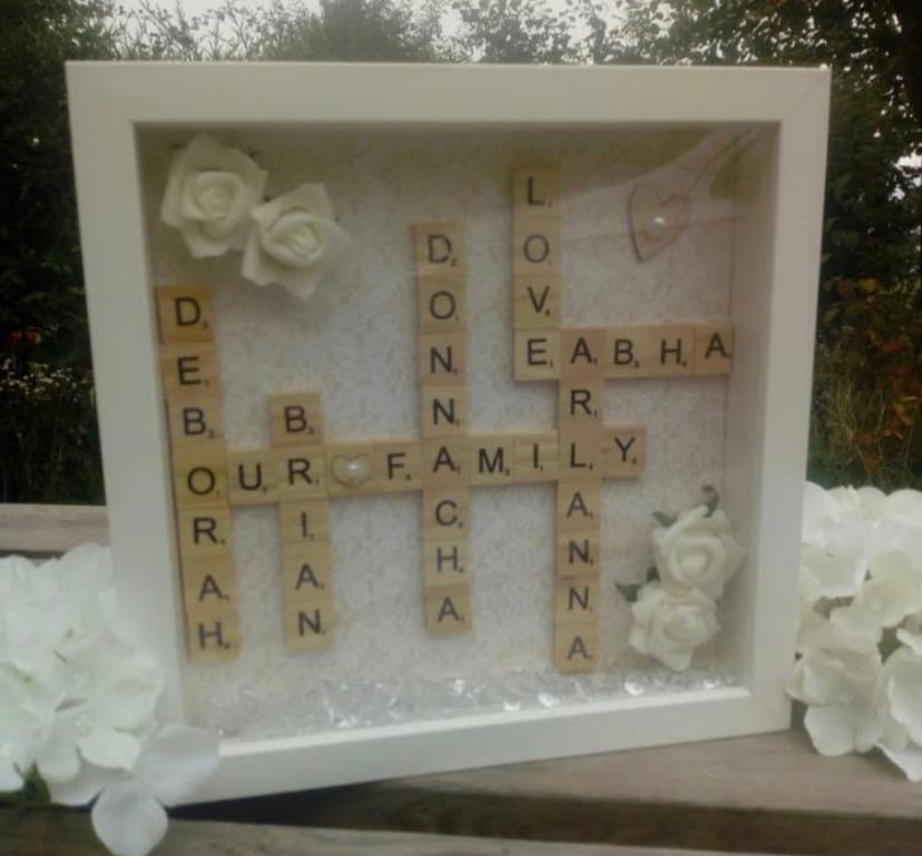 Family Scrabble Frame