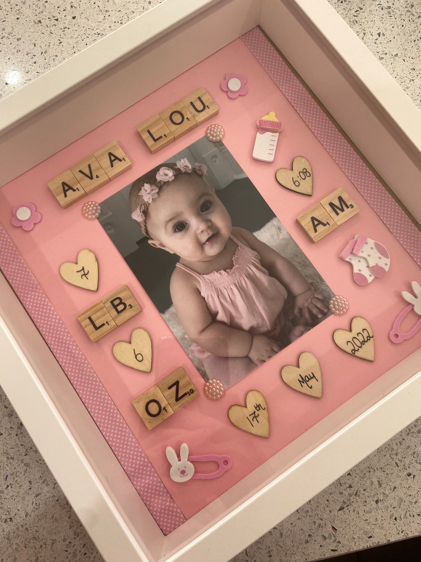 Baby frame-With Photograph