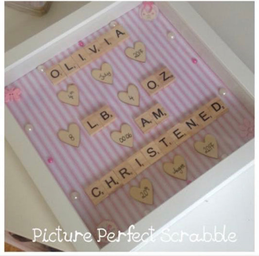 Baby Frame-Birth Details & Christening Date