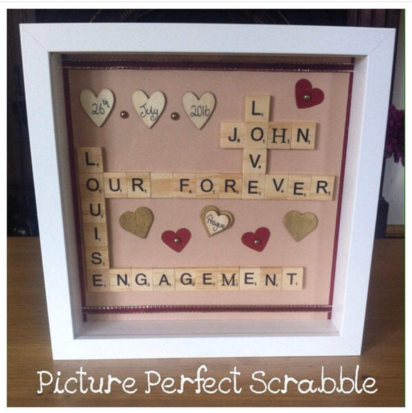 Engagement Scrabble Frame