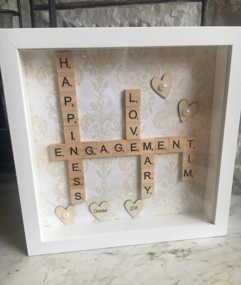 Engagement Scrabble Frame