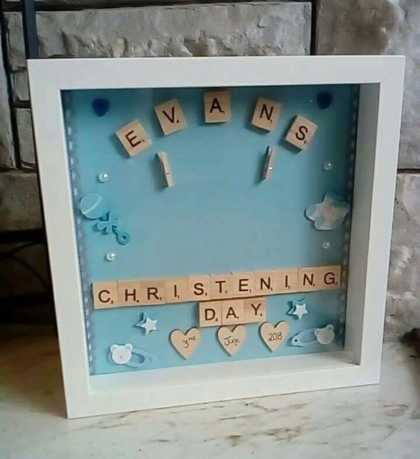 Christening Frame-With Photograph