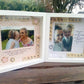 Godmother and godchild personalised frame. Handmade in Ireland. A unique gift for any godmother or godfather 