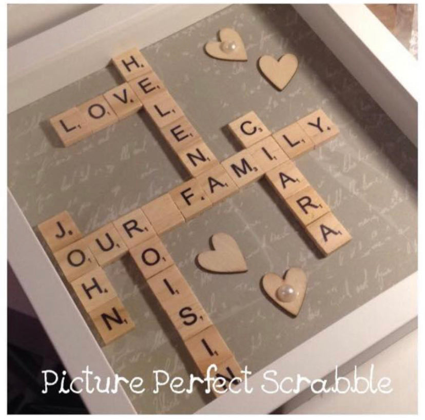 Family Scrabble Frame