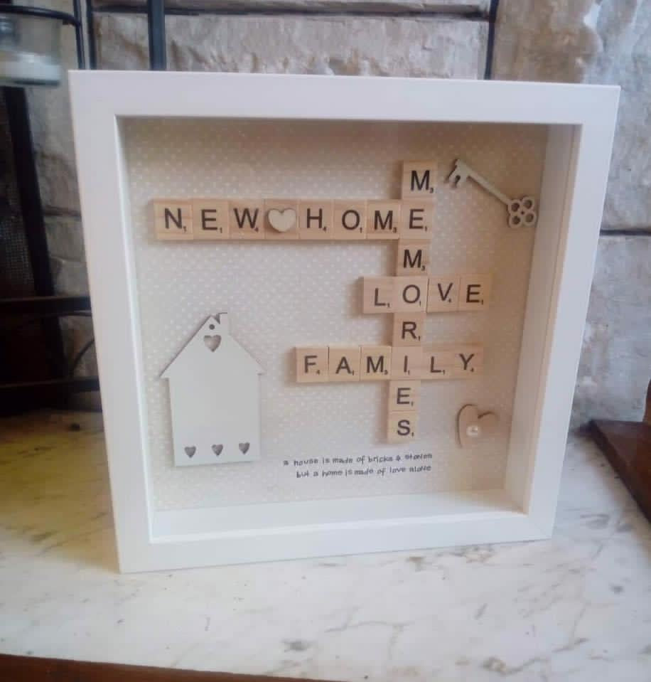 New Home Frame-Names With Quote